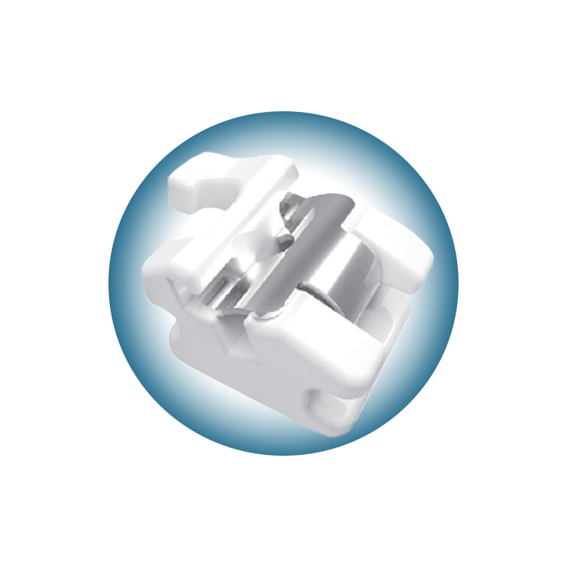 Bracket Cerâmico Autoligado Clear Lock SLB Roth Ortho Arch Orthoghia