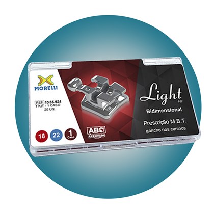 Bráquete Aço Light HP Mbt 018/022 - Kit 1 caso