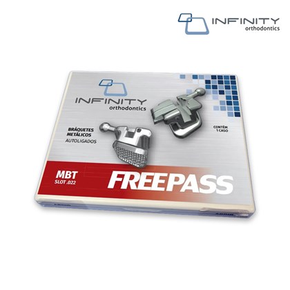 Bráquete Autoligado Freepass Mbt 022 - Kit 1 caso