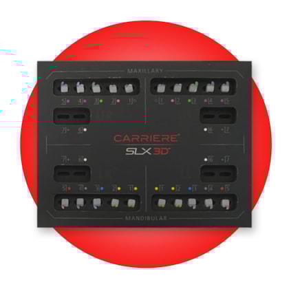 Bráquete Carriere SLX 3D Hooks 3's 4's 5's