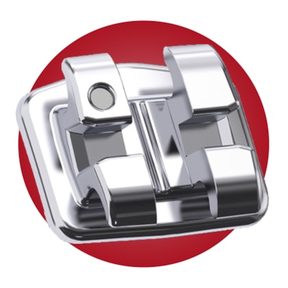 Bráquete Metálico Advanced Series 022 + 120 Tubos Brinde