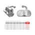 Bráquete Metálico Advanced Series 022 + 120 Tubos Brinde