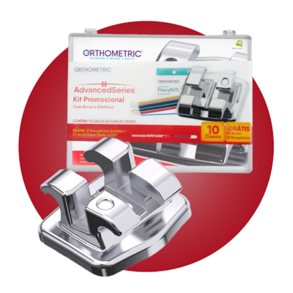 Bráquete Metálico Advanced Series 022 + Brindes