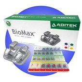 Bráquete Metálico Biomax 022 - Kit 100 casos