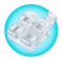 Bráquete NeoCrystal Plus Safira 018