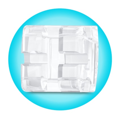 Bráquete NeoCrystal Plus Safira 022 Bráquete NeoCrystal Plus Safira 022