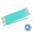 Elástico Ligadura Bengalinha Antimicrobiano Azul Caribe