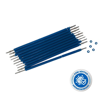 Elástico Ligadura Bengalinha Antimicrobiano Azul Petróleo