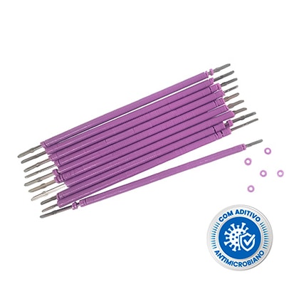 Elástico Ligadura Bengalinha Antimicrobiano Roxo Ametista