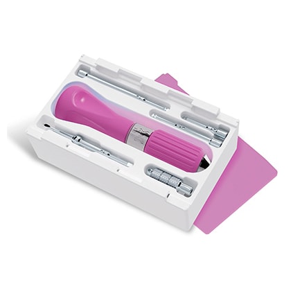 KIT DE FERRAMENTAS PARA MINIPARAFUSO ORTODÔNTICO - ROSA