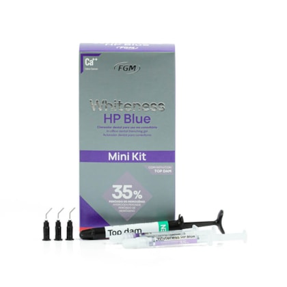 Mini Kit Clareador Whiteness HP Blue 35% - FGM