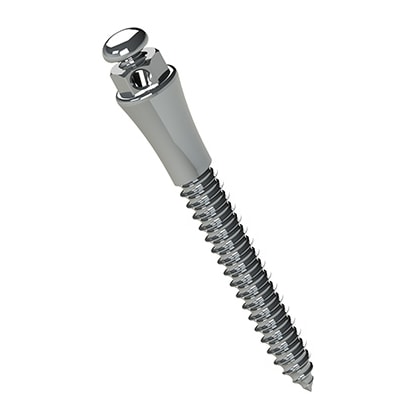 Miniparafuso Ortodôntico Extrarradicular de Aço (Compr: 12mm Transm.: 4mm Ø2mm)